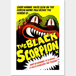 Classic Science Fiction Movie Poster - The Black Scorpion Posters and Art